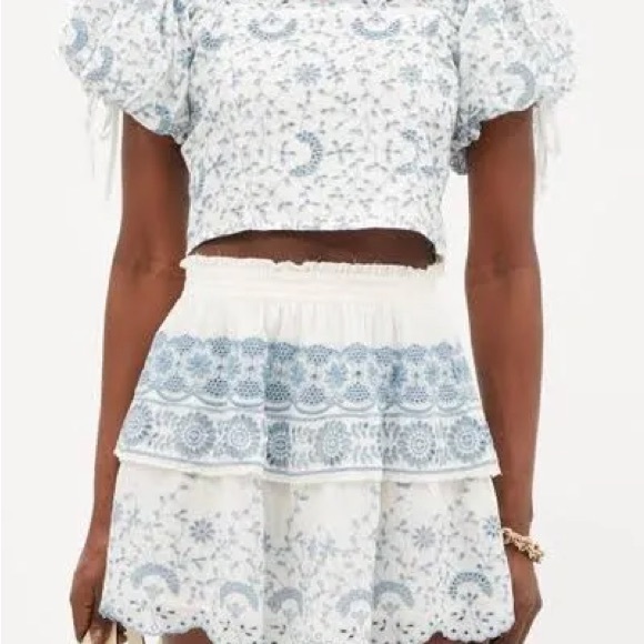 Love Shack Fancy Melinda Broderie top - Picture 3 of 3